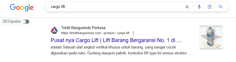 seo cargo lift TBP